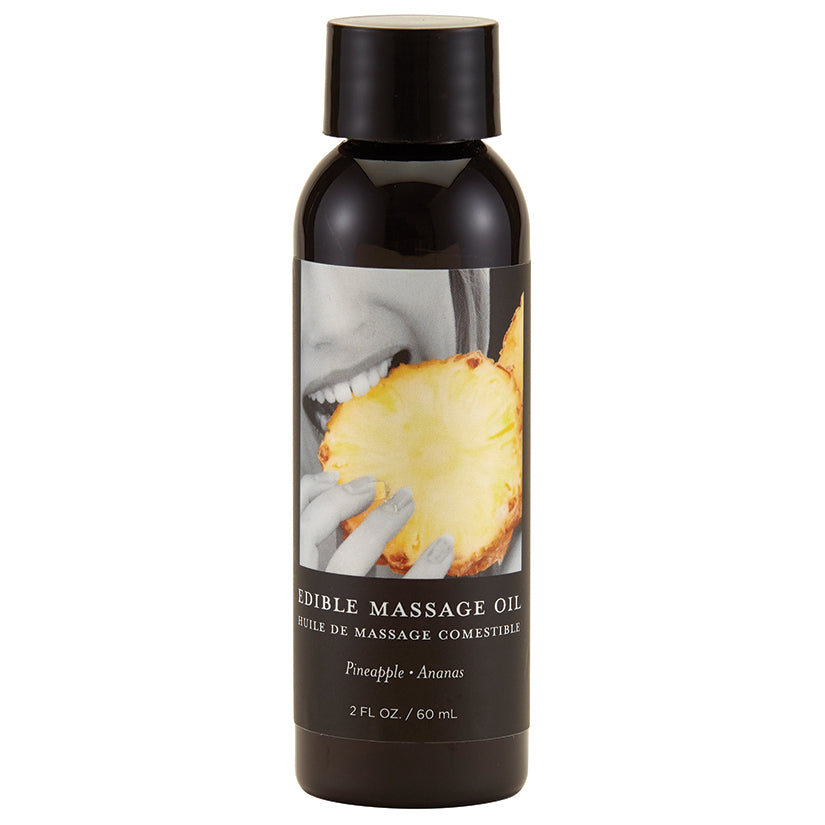 Earthly Body Edible Massage Oil-Pineapple 2oz - Eros Fine Goods
