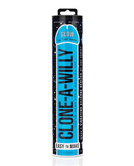 Clone-a-willy Kit Vibrating Glow in the Dark - Blue
