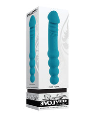 Evolved Flip Flop Dual-sided Vibrator - Teal