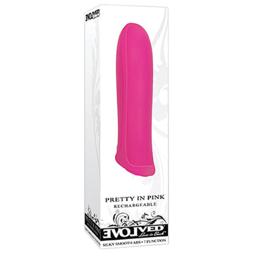 Evolved Pretty In Pink Rechargeable-Pink 3.4" - Eros Fine Goods