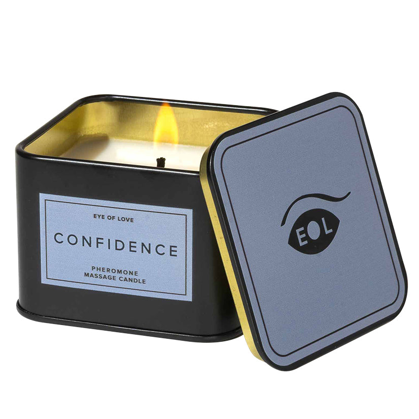 Eye of Love Pheromone Massage Candle-Confidence 6oz - Eros Fine Goods