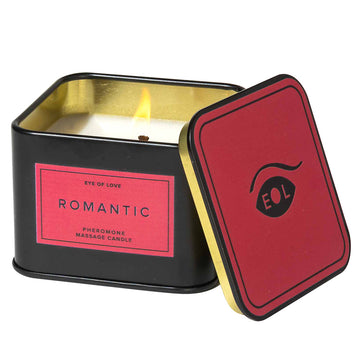Eye of Love Pheromone Massage Candle-Romantic 6oz - Eros Fine Goods