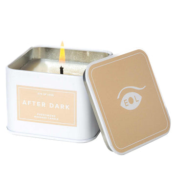 Eye of Love Pheromone Massage Candle-After Dark 6oz - Eros Fine Goods