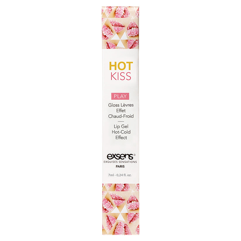 Exsens Lip Hot Kiss Gel Hot-Cold Effect Strawberry - Eros Fine Goods