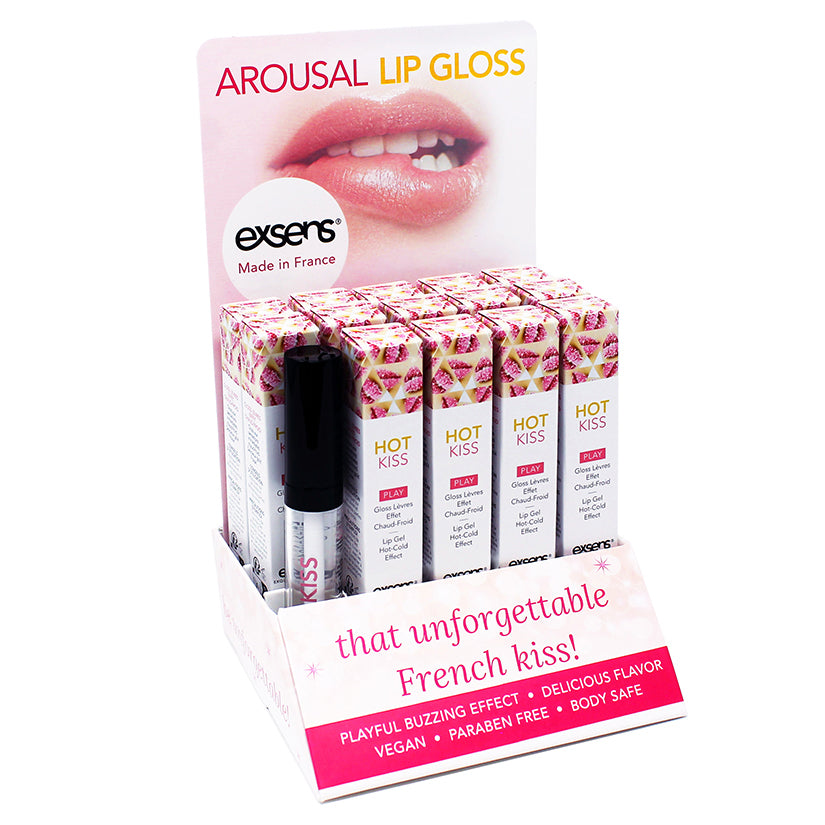 Exsens Hot Kiss Strawberry Display of 14pc - Eros Fine Goods