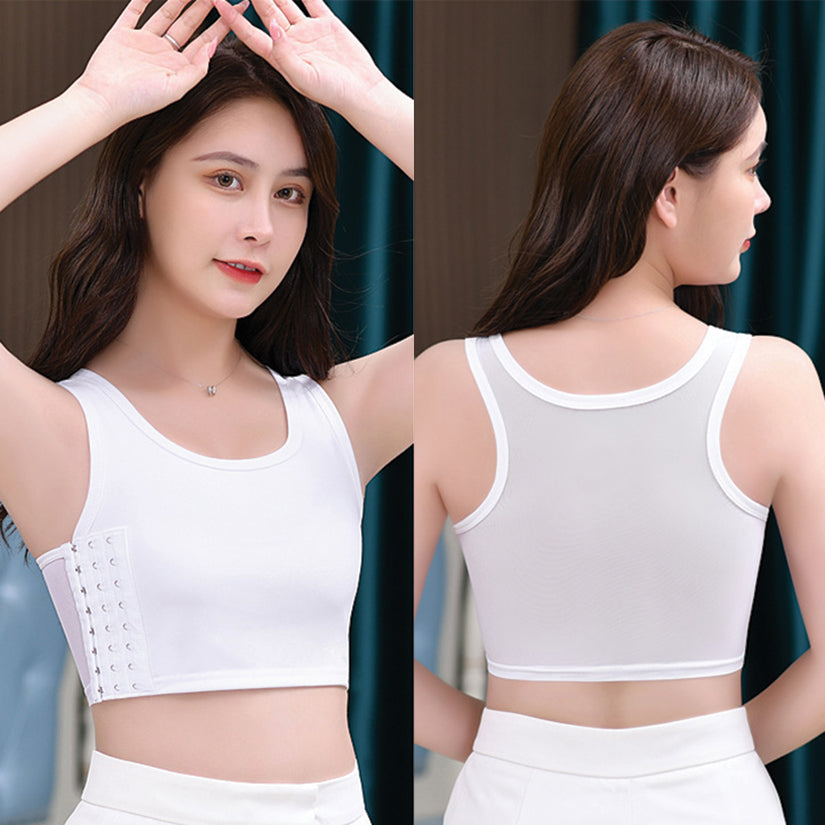 Gender Fluid Chest Compression Binder-White 2XL-Boxed - Eros Fine Goods