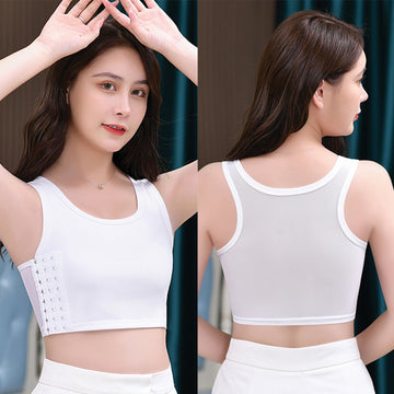 Gender Fluid Chest Compression Binder-White 2XL-Boxed - Eros Fine Goods
