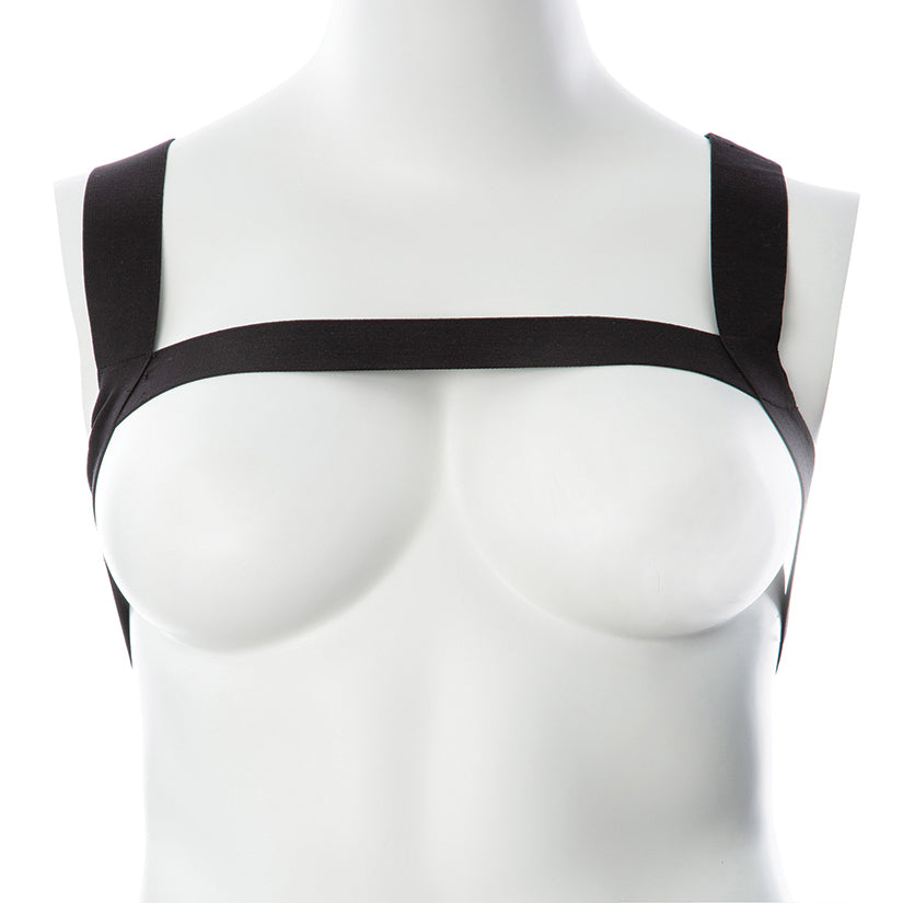 Gender Fluid Billie Harness Single Band-Black S-L-Boxed - Eros Fine Goods