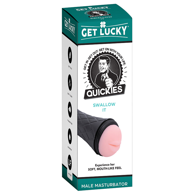 Get Lucky Quickies Swallow It Male Masturbator - Eros Fine Goods