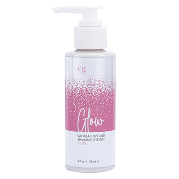 CG Glow Vanilla Cupcake Shimmer Lotion-Silver 4oz - Eros Fine Goods