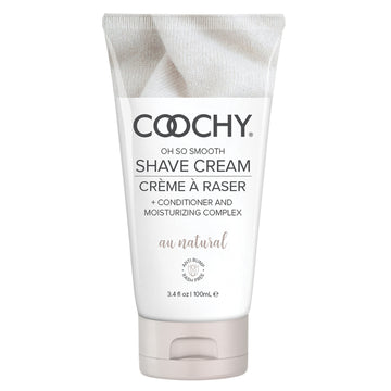 Coochy Shave Cream-Au Natural 3.4oz - Eros Fine Goods