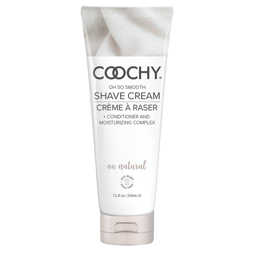 Coochy Shave Cream-Au Natural 7.2oz - Eros Fine Goods