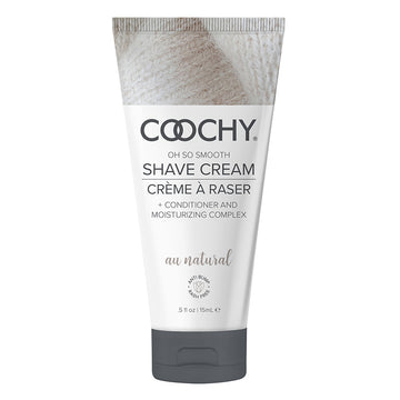 Coochy Shave Cream-Au Natural 0.5 fl oz - Eros Fine Goods
