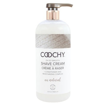 Coochy Shave Cream-Au Natural 32oz - Eros Fine Goods