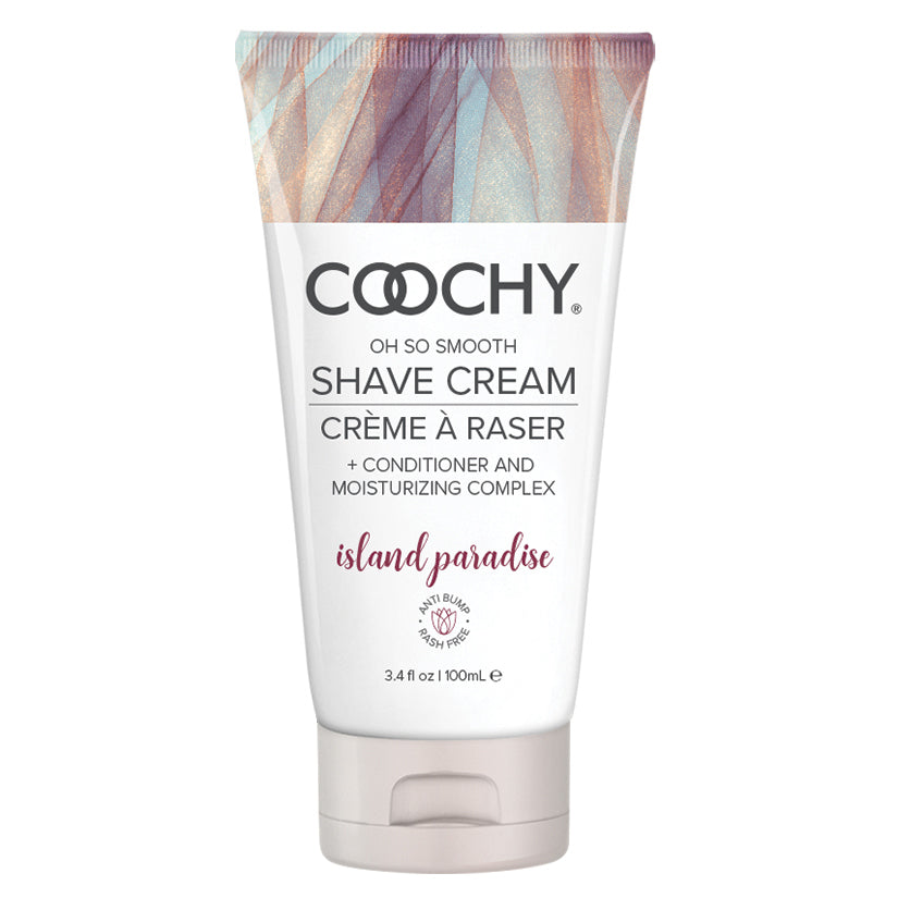Coochy Shave Cream-Island Paradise 3.4oz - Eros Fine Goods