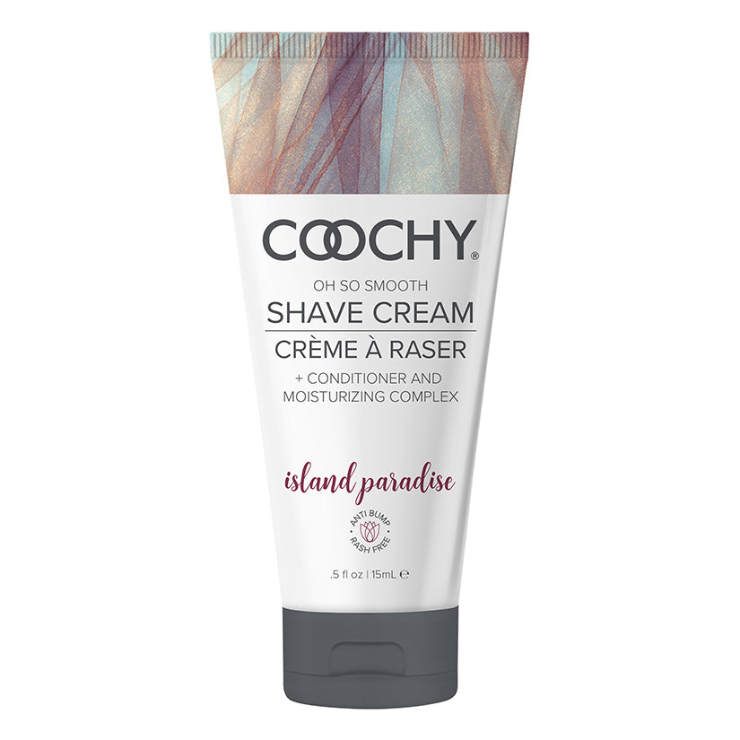 Coochy Shave Cream-Island Paradise 0.5 fl oz - Eros Fine Goods