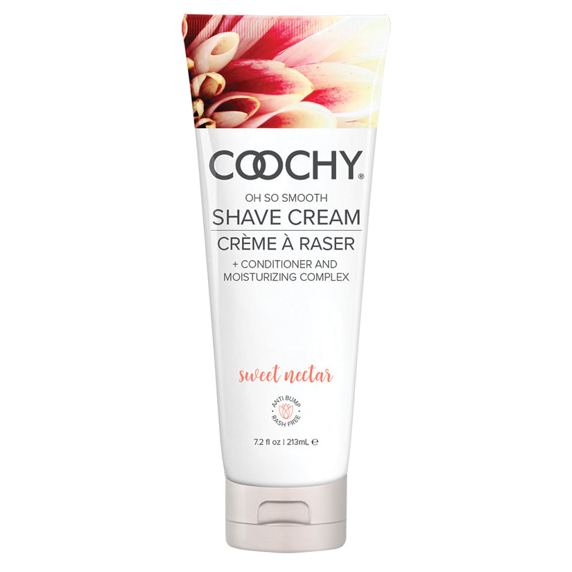 Coochy Shave Cream-Sweet Nectar 7.2oz - Eros Fine Goods