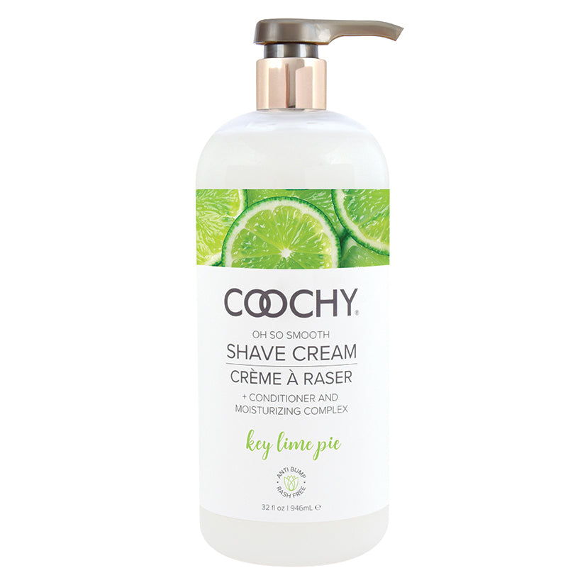 Coochy Shave Cream-Key Lime Pie 32oz - Eros Fine Goods