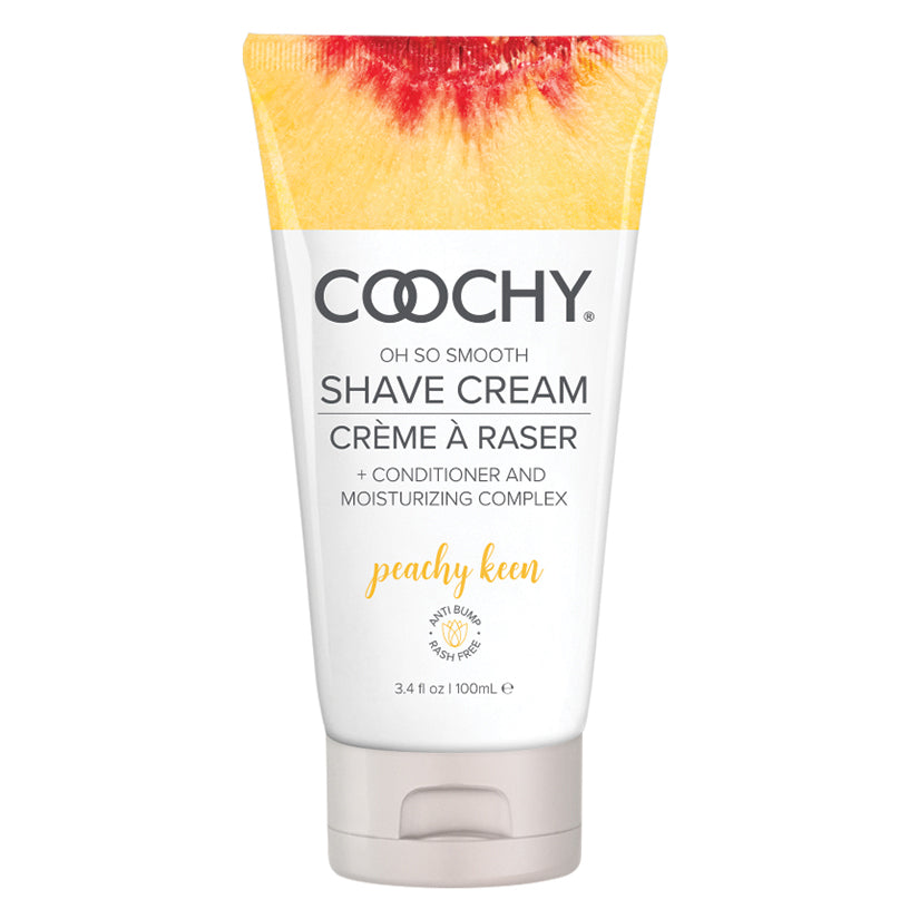 Coochy Shave Cream-Peachy Keen 3.4oz - Eros Fine Goods