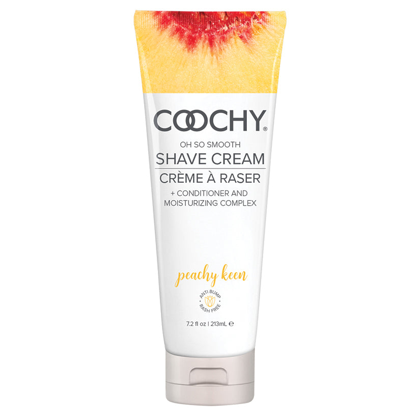 Coochy Shave Cream-Peachy Keen 7.2oz - Eros Fine Goods