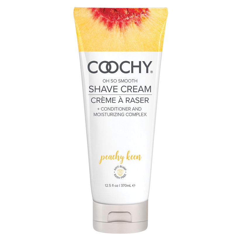Coochy Shave Cream-Peachy Keen 12.5oz - Eros Fine Goods
