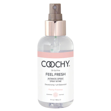 Coochy Intimate Feel Fresh Spray-Peony Prowess 4oz - Eros Fine Goods