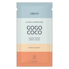 Coochy Ultra Gogo Coco Hydrating Shave Cream-Mango Coconut 10ml Foil - Eros Fine Goods