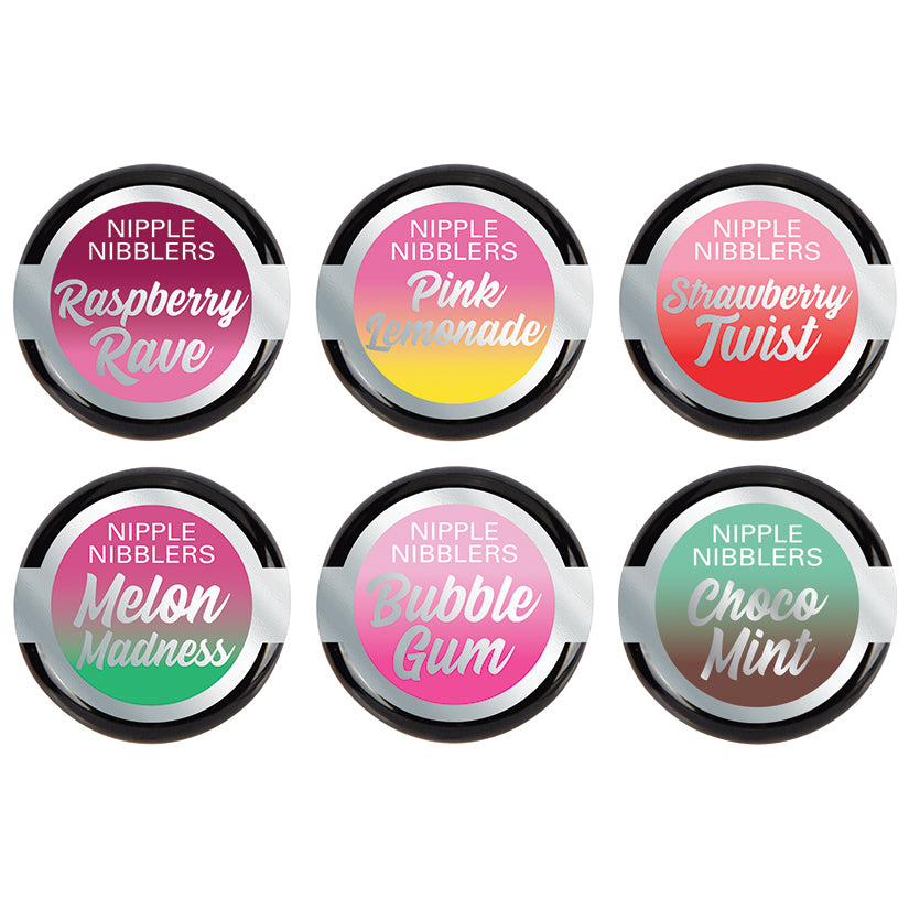 Jelique Nipple Nibblers Cool Tingle Balm Assorted (Bulk Bag/36Pcs) 3g - Eros Fine Goods