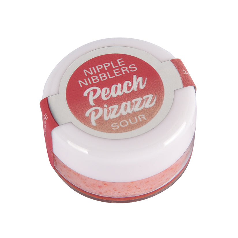 Jelique Nipple Nibblers Sour Tingle Balm-Peach Pizazz 3g - Eros Fine Goods