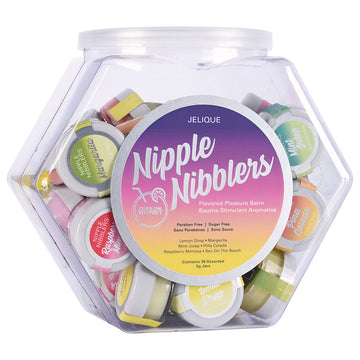 Jelique Cocktail Nipple Nibblers Assorted Tub of 36 - Eros Fine Goods