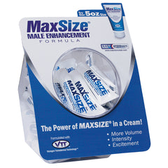 Max Size Enhancement Cream 10ml Display of 50 - Eros Fine Goods