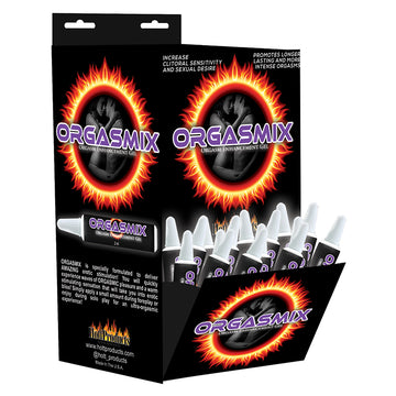 Orgasmix Oral Enhancement Gel Display of 144 - Eros Fine Goods