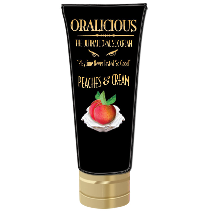 Oralicious-Peaches & Cream 2oz - Eros Fine Goods