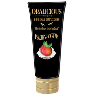 Oralicious-Peaches & Cream 2oz - Eros Fine Goods