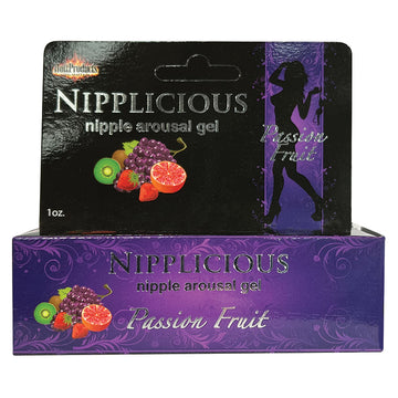Nipplicious Arousal Gel-Passion Fruit 1oz - Eros Fine Goods