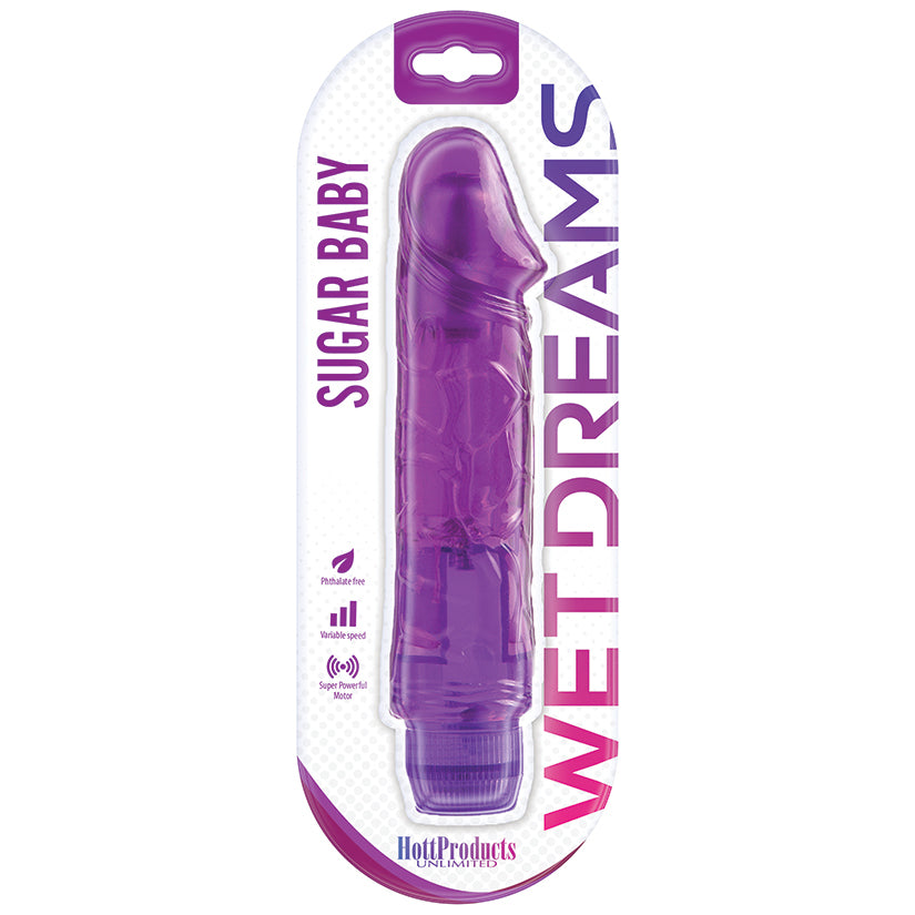 Wet Dreams Sugar Baby-Plum Crazy 6.5" - Eros Fine Goods