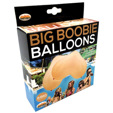 Boobie Balloons-Vanilla 6pk - Eros Fine Goods