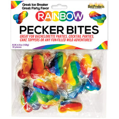 Rainbow Pecker Bites 16pcs - Eros Fine Goods