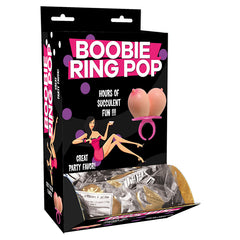 Boobie Ring Pop Display of 12 - Eros Fine Goods