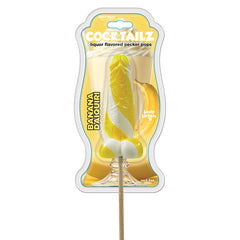 Cocktailz Liquor Flavored Pecker Pops Banana Daiquiri - Eros Fine Goods