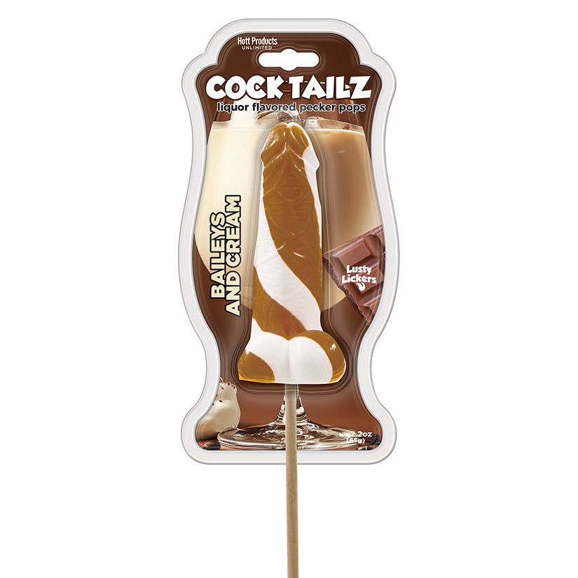 Cocktailz Liquor Flavored Pecker Pops Baileys & Cream - Eros Fine Goods
