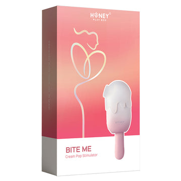 Honey Play Box Bite Me Cream Pop Stimulator-Pink - Eros Fine Goods