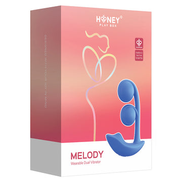 Honey Play Box Melody Pressure Sensing Twin Balls-Blue - Eros Fine Goods