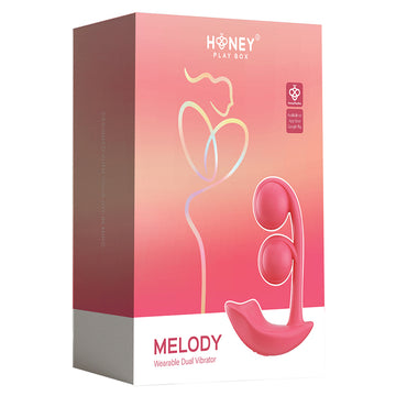 Honey Play Box Melody Pressure Sensing Twin Balls-Red - Eros Fine Goods