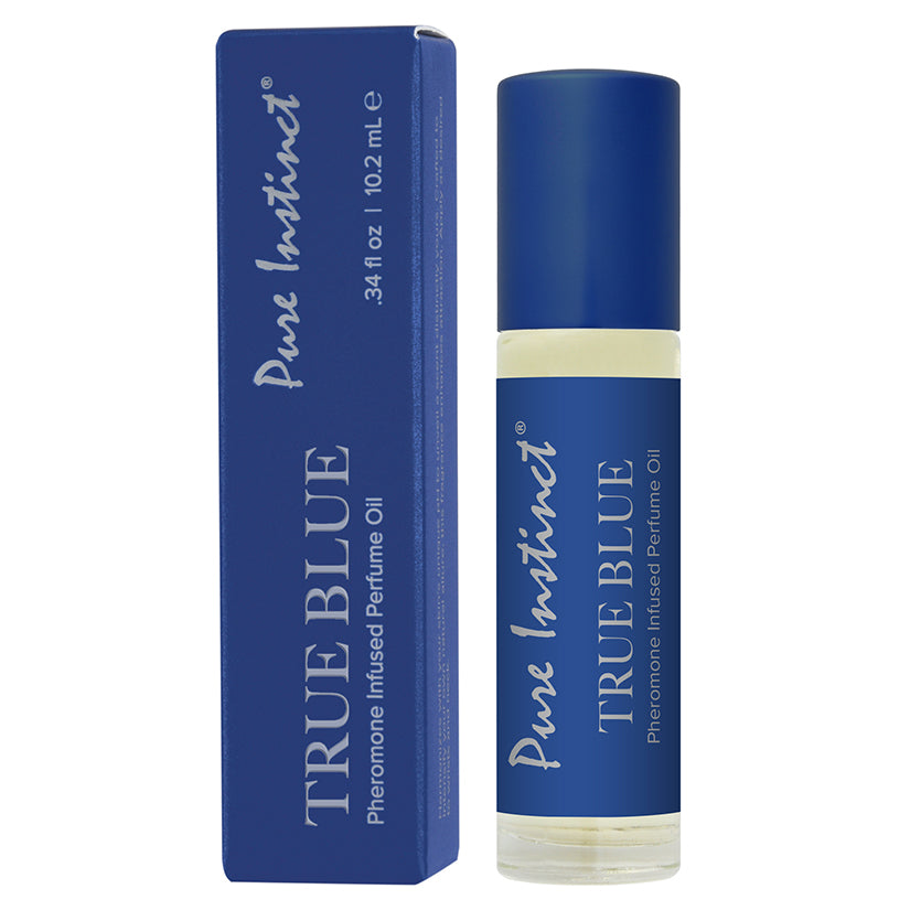Pure Instinct Pheromone Perfume Oil Roll On-True Blue - Eros Fine Goods