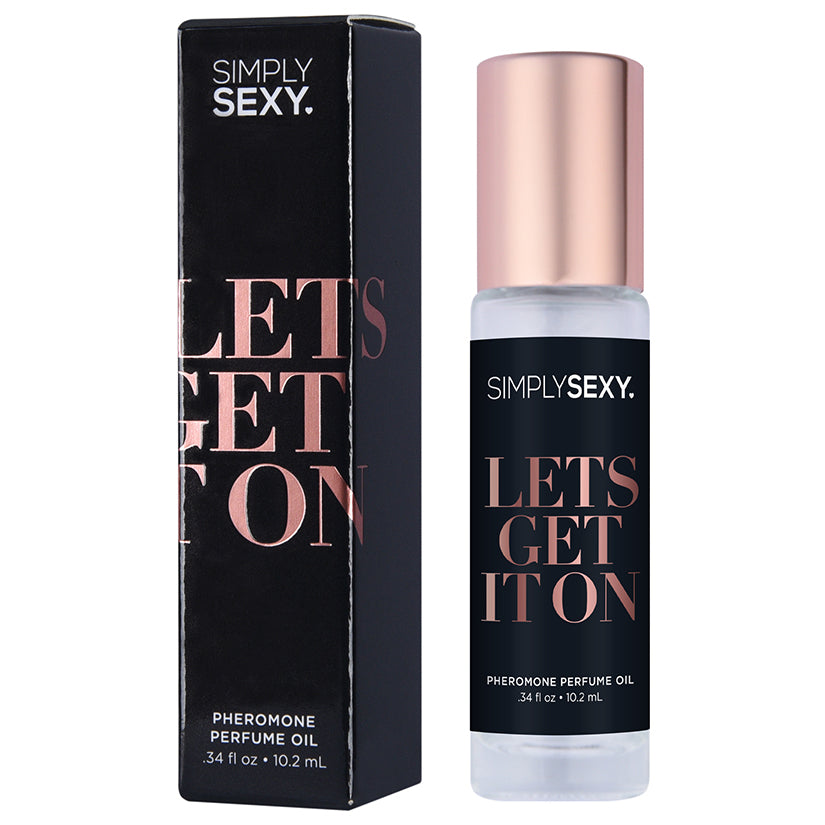Simply Sexy Confessions Pheromone Oil Roll On-Let's Get it On .34oz - Eros Fine Goods