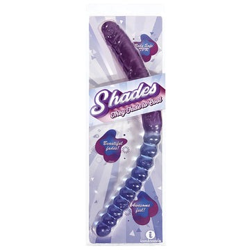 Shades Gradient Double Dong-Blue and Violet 17" - Eros Fine Goods