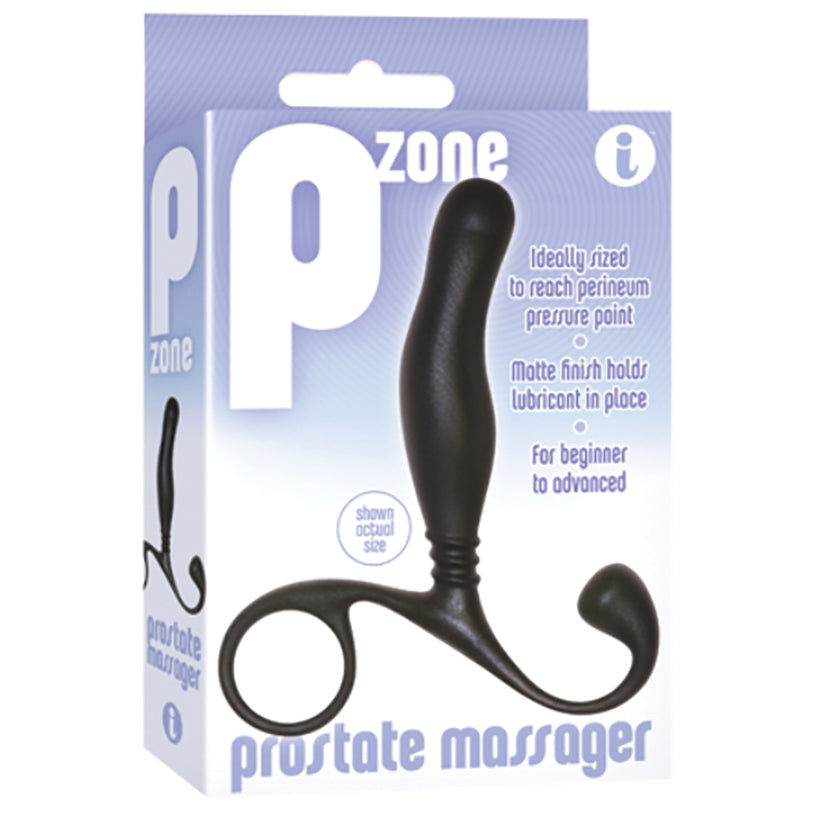 The 9's P Zone Prostate Massager-Black - Eros Fine Goods