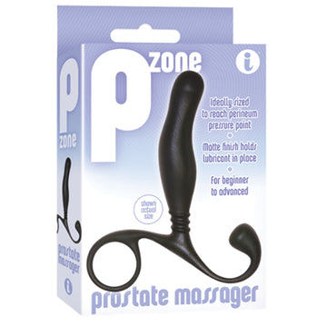 The 9's P Zone Prostate Massager-Black - Eros Fine Goods