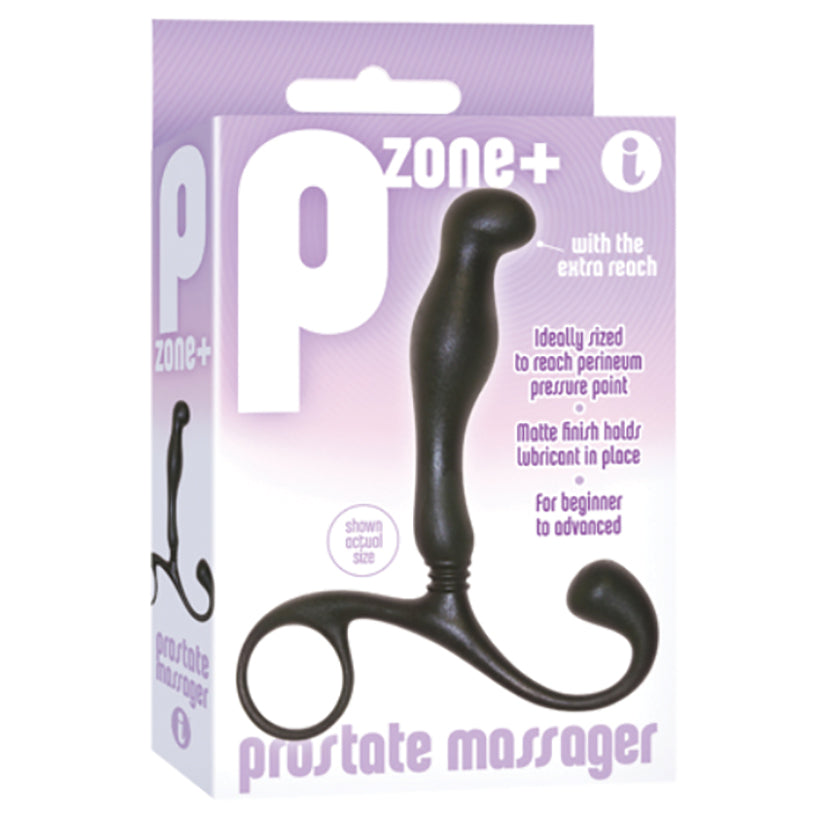 The 9's P Zone+ Prostate Massager-Black - Eros Fine Goods